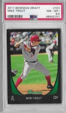 2011 Bowman Draft Picks & Prospects - Mike Trout #101 (RC) PSA 8.5