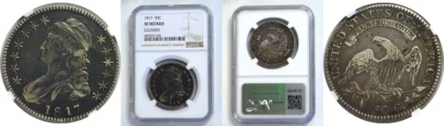 1817 50C Capped Bust Half Dollar NGC XF Details