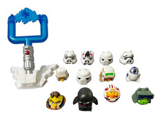 2012 Angry Birds Star Wars AT-AT Attack Battle 12 Game Figures 1 Shooter LOT