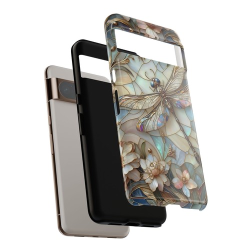 Luna Dragonfly Phone Case, Mother of Pearl Effect Phone Cover | X96 - 第 154/266 張圖片