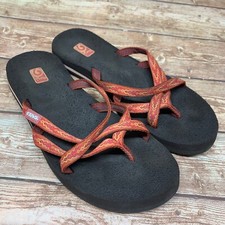 Teva Women's Olowahu Flip-Flop Thong Sandals US Size Womens Size 10 EU 41 6840