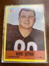 1967 Philadelphia #29 Mike Ditka Chicago Bears HOF