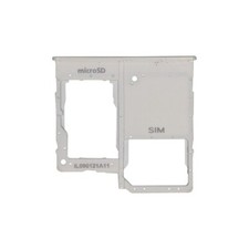 SIM microSD Card Tray Single for Samsung Galaxy A20e White Phone Repair Part