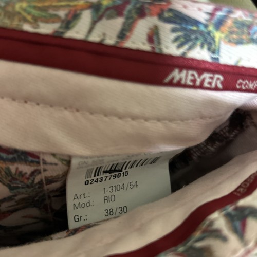 MEYER Oslo Chino Hose W38 Innenbein 30 Top Zustand - Bild 6 von 6