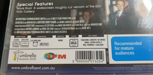 Grievous Bodily Harm (DVD, 1988) Colin Friels, John Waters. - Picture 6 of 6