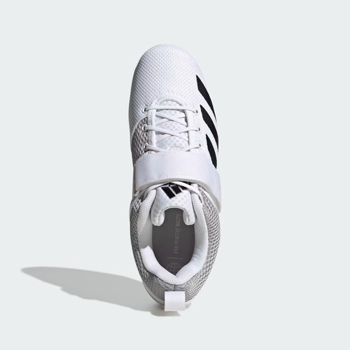 Weightlifting Shoes Adidas Powerlift 5 Powerlifting Shoes Trainers White GY8919 - Picture 2 of 12