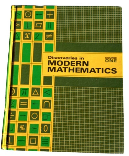 Modern Mathematics General Learning Teacher/ Student Vtg 60s Elementary Textbook