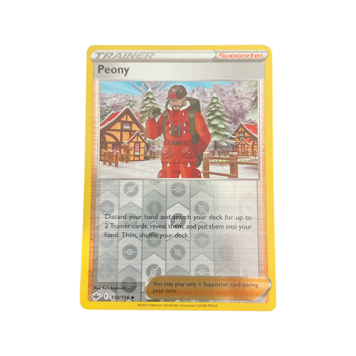 Peony 150/198 Reverse Holo Chilling Reign (MINT)