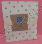 2 Pottery Barn PB Teen kids dottie dot sheers drapes curtains panels 44x63 GREEN
