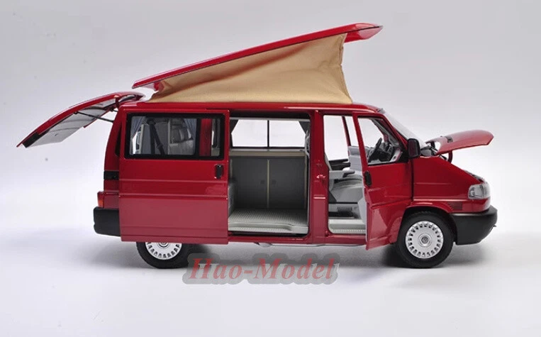 Schuco 1/18 Volkswagen T4B Van Camping Alloy Diecast Model Car Bus Gifts Display - Photo 2/4