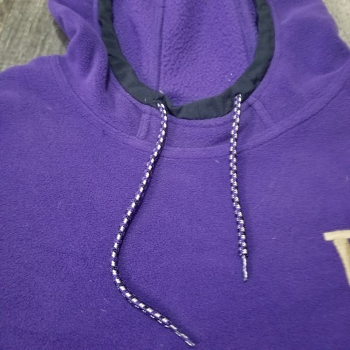 Columbia Herren Lila NCAA Washington Huskies Fleece Pullover Hoodie Größe L - Bild 11 von 15