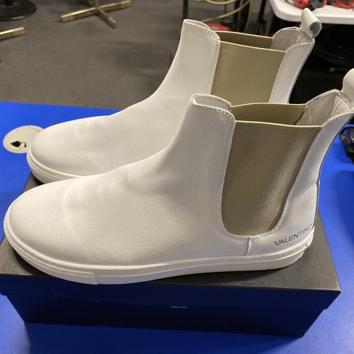 Valentino Tony Weiß Beige Größe 10,5 Neu - Bild 4 von 9