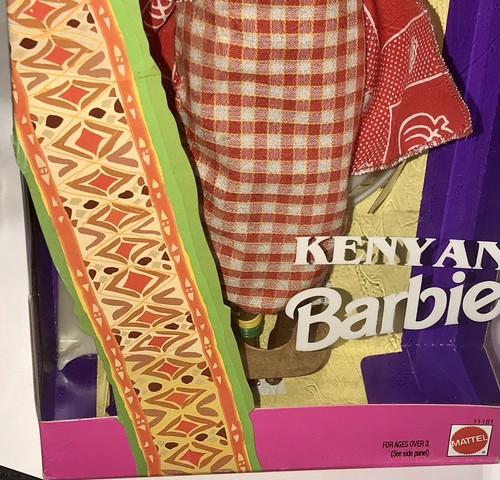 KENYAN BARBIE, BARBIE DOLL, DOTW, #11181, SPECIAL EDITION, 1993, NRFB, GOOD! - Picture 10 of 24