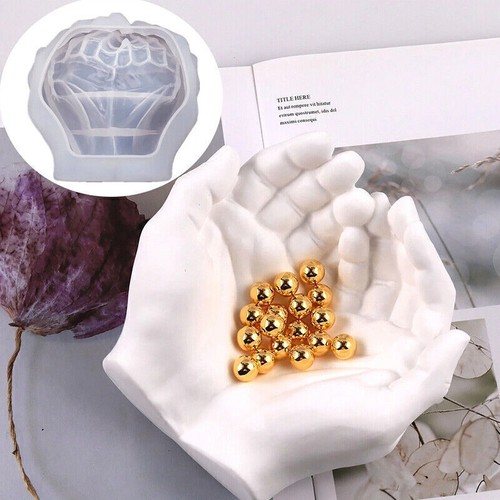Hand Shape Silicone Ashtray Resin Mold Holder Tray Mould Casting Epoxy Crafts AU - Picture 6 of 12