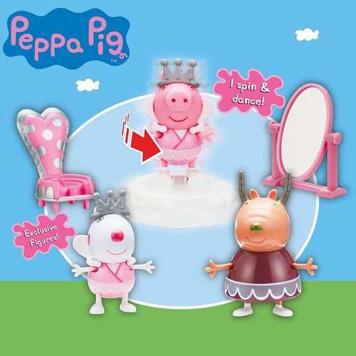 HERMOSO BALLET Peppa Pig - Haz bailar y cantar a Peppa - 3 figuras - NUEVO - Imagen 2 de 3