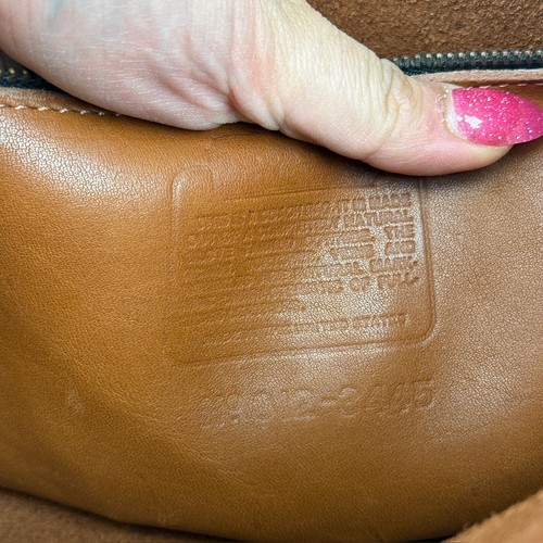 Vintage Coach City Bag Leather Purse Shoulder Crossbody British Tan USA #9790 - Picture 14 of 20