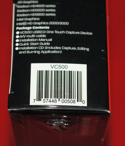 Dispositivo de captura de video Diamond Multimedia VC500 con un toque totalmente nuevo sellado - Imagen 5 de 7