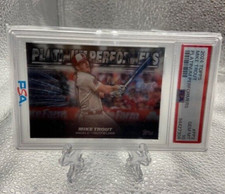 2024 Topps Series 2 Mike Trout Platinum Performers SP PP-2 PSA GEM MT 10