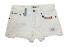 Polo Ralph Lauren Girl Short Jeans White