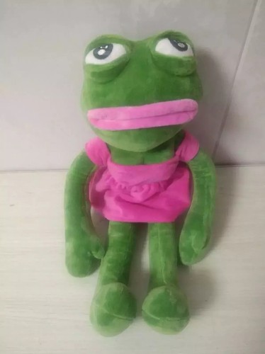 18'' Pepe The Frog Sad Frog Plush 4chan Meme Doll Stuffed Toy - Bild 3 von 3