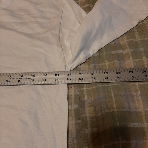 CAMISA BLANCA DE PESCA DE LUBINA GRANDE TALLA M (IMPRESIÓN FRONTAL) (NO PERFECTA) - Imagen 5 de 10