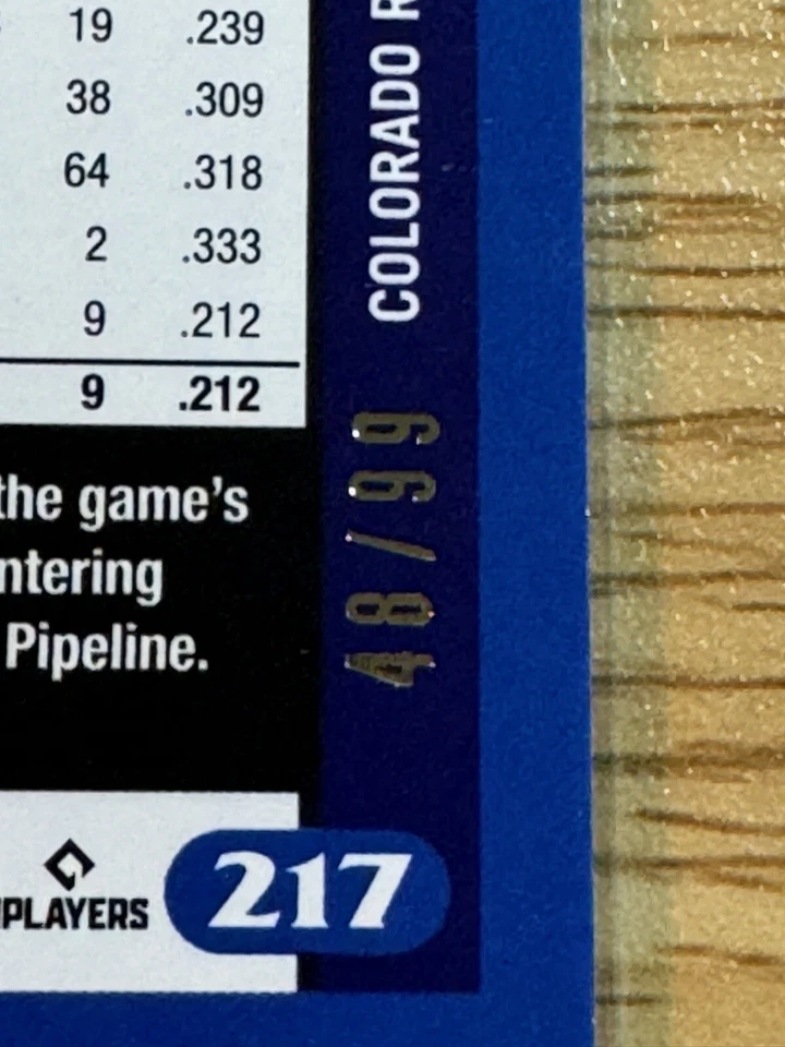 2023 Topps Archives #217 Ezequiel Tovar RC Rookie Green Foil Parallel #/99 - Image 3 of 4