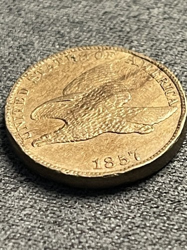 1857 FLIEGENDER ADLER CENT (#121) - Bild 2 von 10