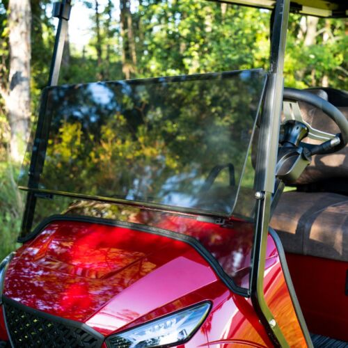 RedDot Tinted Folding Front Windshield for EZGO TXT w/ Storm Body 3/4" Struts - Foto 2 di 4