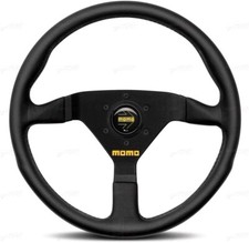 Momo Steering Wheel Mod 78 Black Leather 350mm Momo Steering Wheel Mod 78 Black Leather 350mm