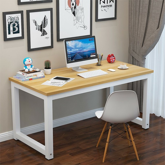 55 Wood Computer Desk Pc Laptop Table Study Workstation Home