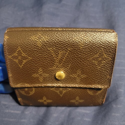 Louis Vuitton Monogram Elise Portefeuille Trifold Leather Wallet  Authentic LV - Afbeelding 1 van 9