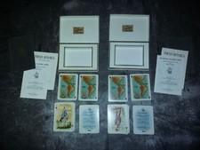 2 X 54 Cartas Históricas De Jugadores Y Colonizadores De América - FOURNIER 1960