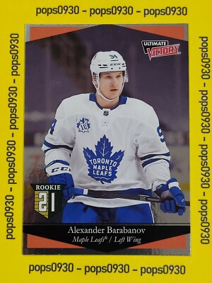 Alexander Barabanov, Toronto Maple Leafs, 2021, Ultimate Victory, #UV-23