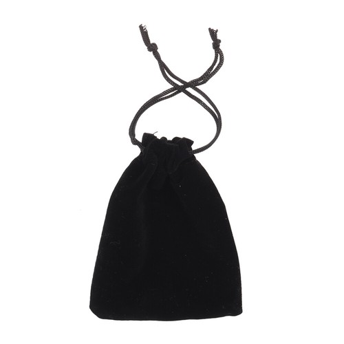 10pcs 9*12cm Drawstring Wedding Favor Gift Bags Candy Bags Jewelry Pouch (Black) - Picture 5 of 12