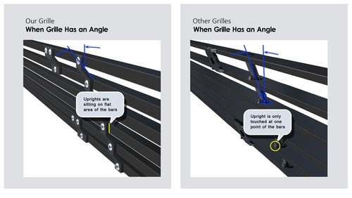 Fits 2004-2007 Nissan Armada Titan Stainless Black Billet Grille Insert Combo - Picture 7 of 7