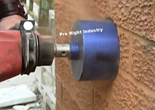 Adaptador SDS MAX de broca de concreto de 4" con broca piloto Bosch Hilti taladro de martillos - Imagen 11 de 12