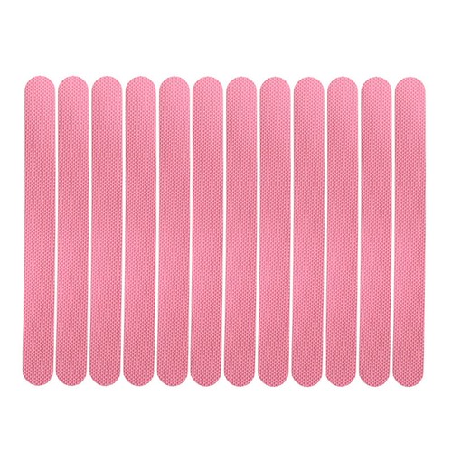 12 Pezzi Lotto Strisce Antiscivolo Trasparenti 20*2cm Adesive Bagno Vasca ☆ - Bild 12 von 19
