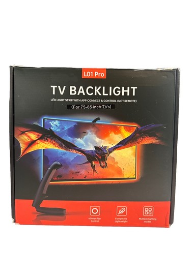 FFJ TV Lights That Change W/ TV 18ft Cuttable TV LED Backlight for 75-85" TV