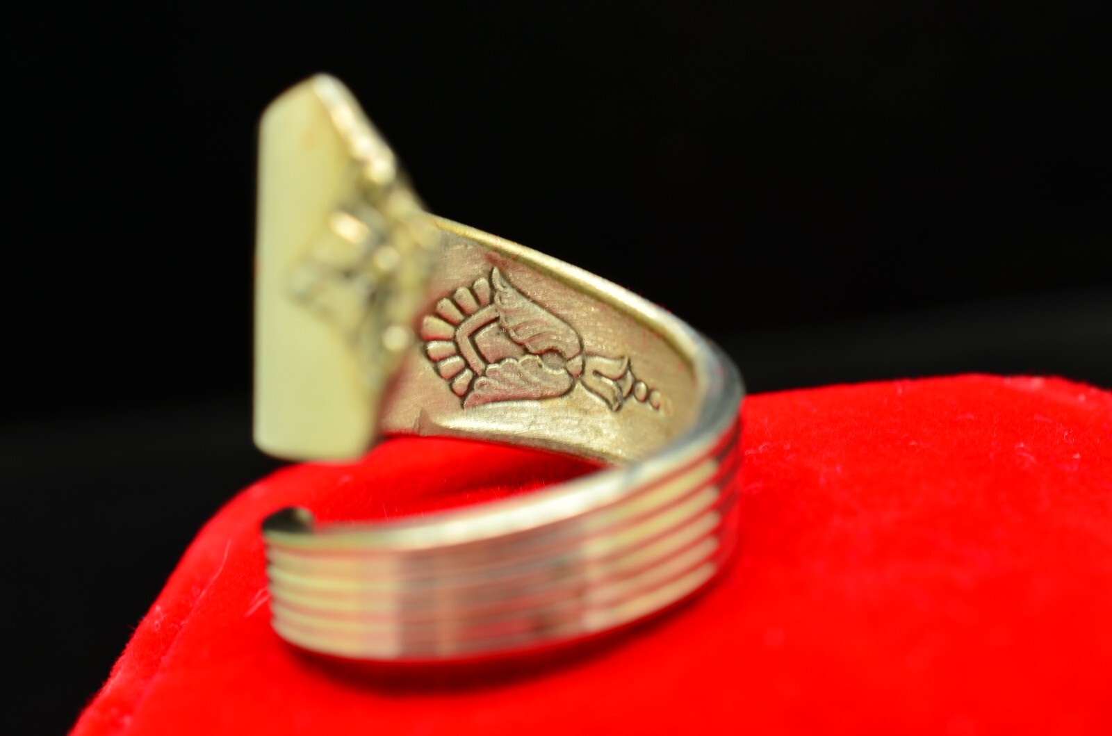 925 Sterling Silver Spoon Ring - image 6