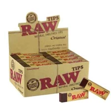 😎✨ 50 X RAW ORIGINAL NATURAL UNREFINED TIPS 50 PACKS FULL BOX 100% AUTHENTIC