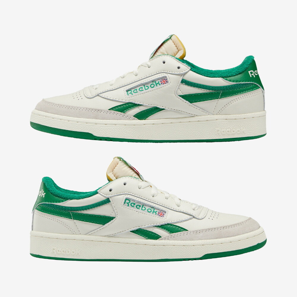 Mens Reebok CLUB C REVENGE VINTAGE CHALK/WHITE/GREEN FW4862 TAKSE SIZE 12