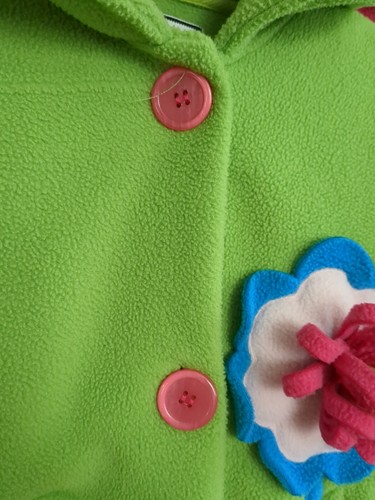 American Widgeon Green 💚 Floral Coat Jacket Girls Size 6 Colorful & HAT - Picture 7 of 20