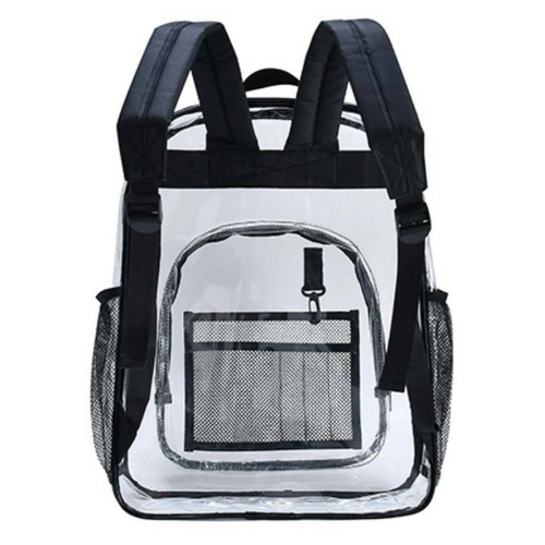 Mochila transparente - Bolsas de libros de PVC transparentes aprobadas por estadio Mochila impermeable - Imagen 11 de 20