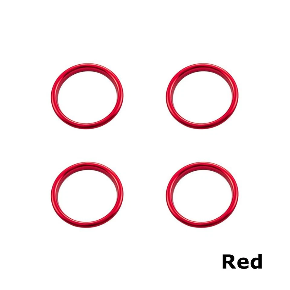 4Pcs Aircon Outlet Air Vent Alloy Ring Trims fit for Audi A3 S3 RS3 8V 2013-2020 - image 2 of 4