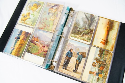 Raphael Tuck & Sons TUCK'S Postcard Collection Binder Tuck Post Cards Oilette - Picture 13 of 17