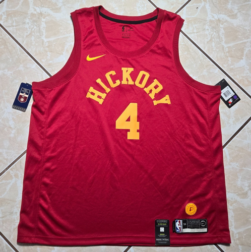 Neu mit Etikett Nike Indiana Pacers Victor Oladipo #4 Hickory HWC Swingman Trikot Herren 2XL