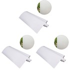  3 Count Static Cling Window Film Privacy Self Adhesive Stained Glass Opaque