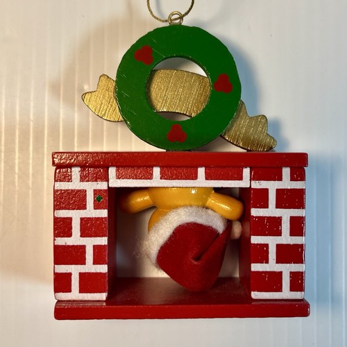 De colección Dakin 1989 Madera Garfield el Gato Adorno de Navidad Chimenea 3.5" - Imagen 5 de 11