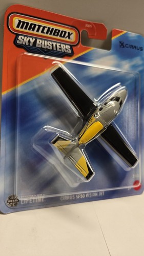 Matchbox Sky Busters #21/32 Cirrus SF50 Vision Jet GREY | BLACK | YELLOW2025 - Bild 2 von 3