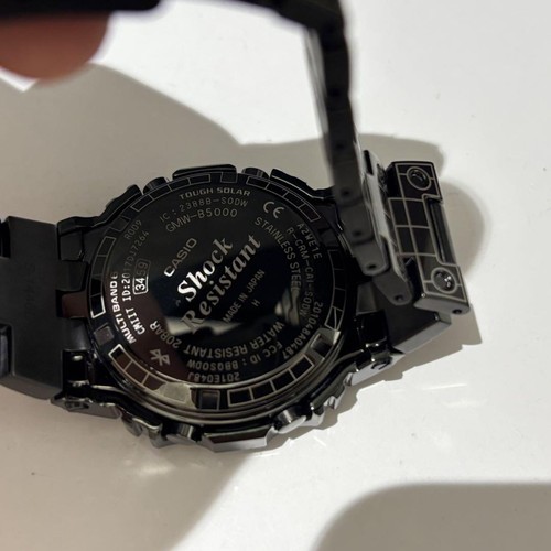 Orologio da polso Casio G-SHOCK GMW-B5000CS-1JR bordo nero digitale quadrato Giappone nuovo - Foto 11 di 12